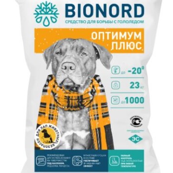 Противогололедный реагент Бионорд Оптимум Плюс (Bionord Pro Plus), 23 кг