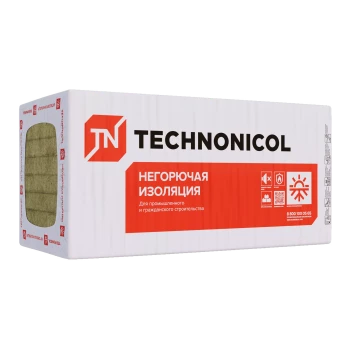 Утеплитель ТЕХНОРУФ Н ПРОФ, 1200х600х100 мм, (3 плиты, 2,16 кв. м)